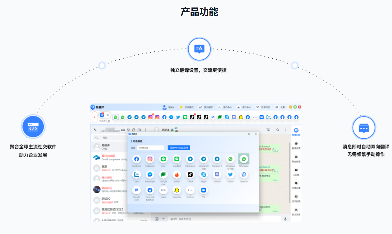 易翻译 电商客服辅助翻译平台 专业、快捷、高效的翻译软件