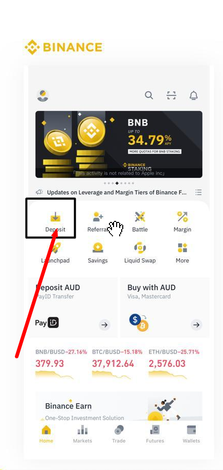 Binance充值提现教程
