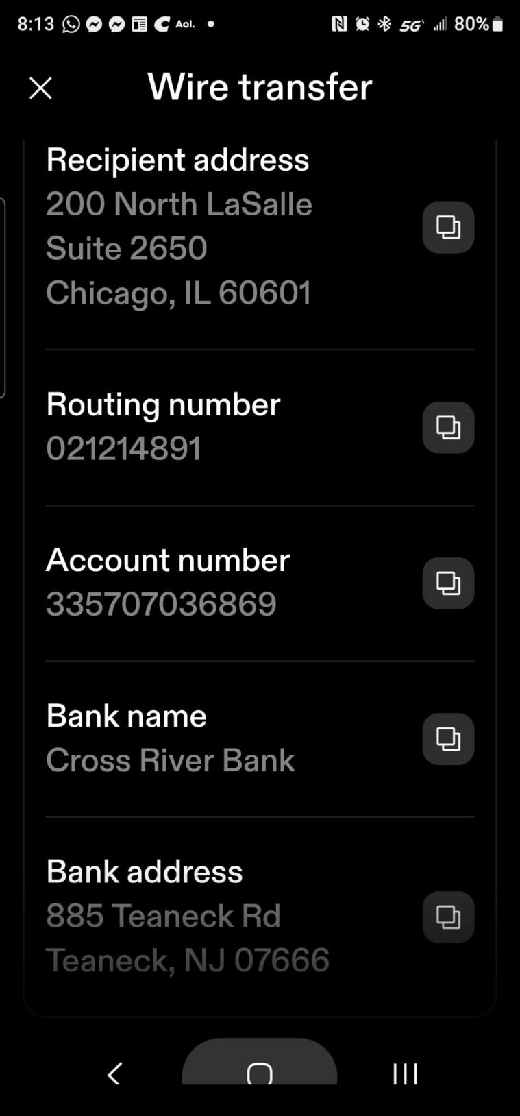 Strike注册认证电汇划转流程(1)