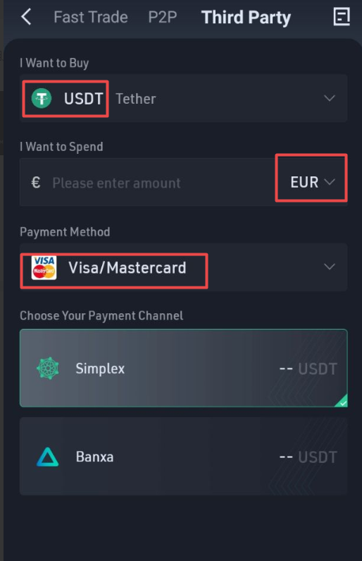 Kucoin入金流程图