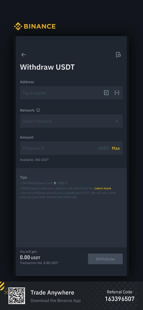 Binance充值提现教程