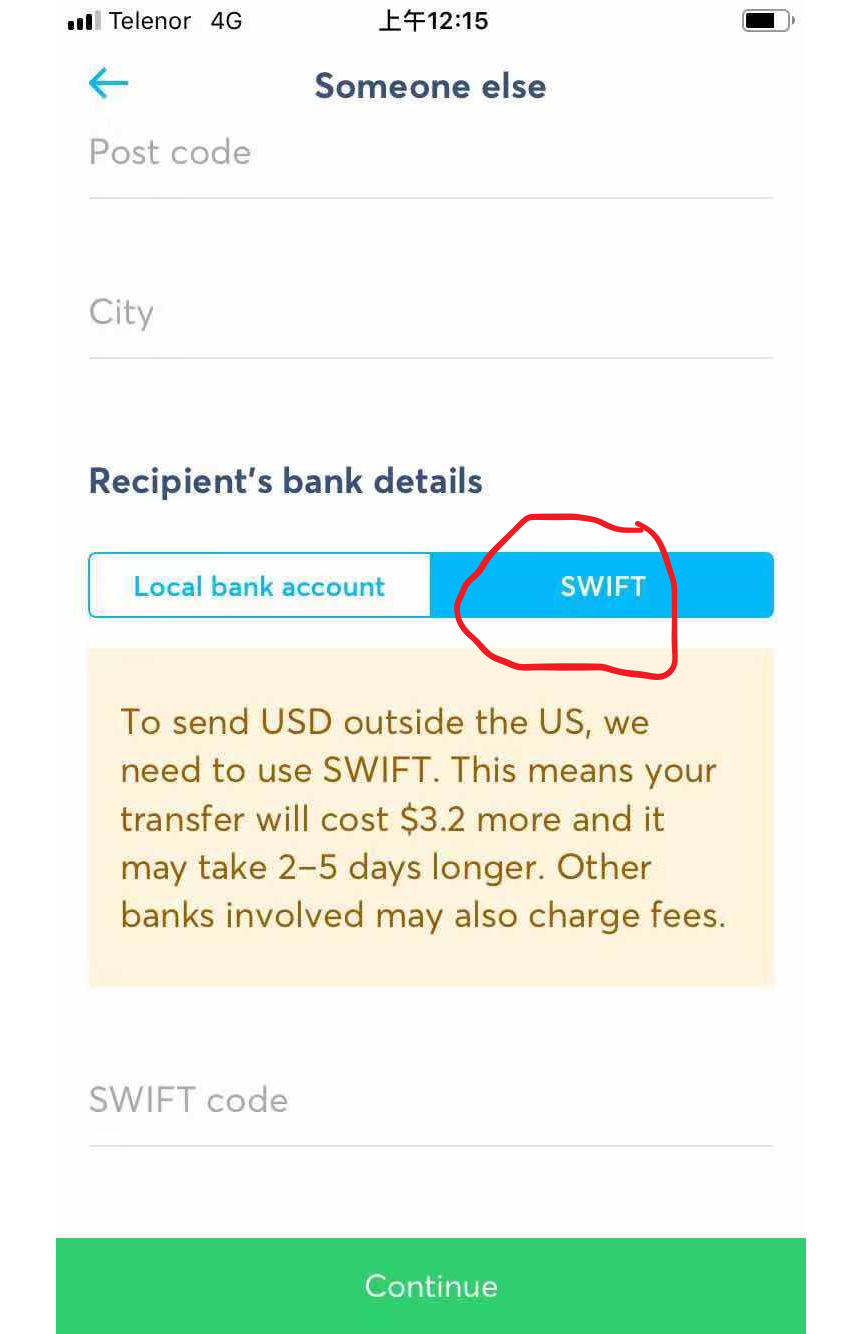 TransferWise 转账步骤教程