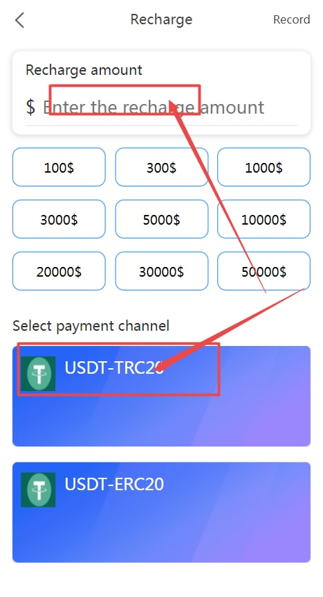 Kucoin入金流程图
