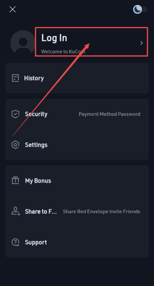 Kucoin入金流程图
